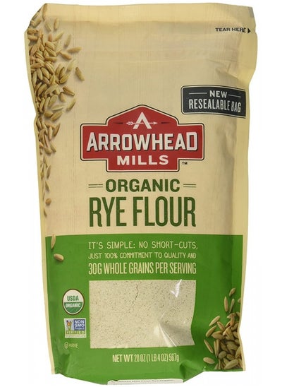 اشتري Arrowhead Mills Flour Rye Organic, 20 Oz في الامارات