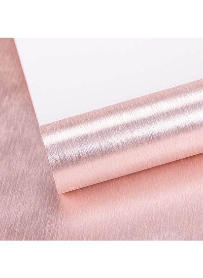 اشتري Wrapping Paper Roll Pink With Metallic Shine For Birthday Holiday Wedding Baby Shower 30 Inch X 16.5 Feet في الامارات