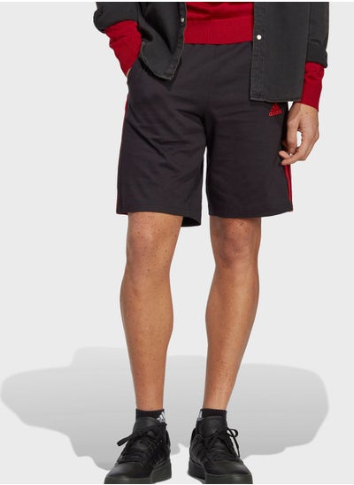 اشتري Essentials Single Jersey 3-Stripes Shorts في الامارات