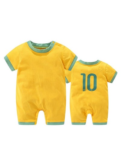 Buy 0-3 Months Baby Romper Sports Jumpsuit in Saudi Arabia