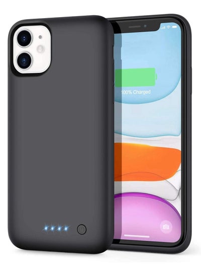 Buy Battery Case for iPhone 11 Pro Max, 4500mAh Protective Portable Charging Case, Rechargeable Extended Battery Pack Power Backup Cover for Apple in UAE