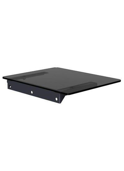 Buy Glass Shelf Wall Bracket Mount For Below 32 Inch Black in Saudi Arabia