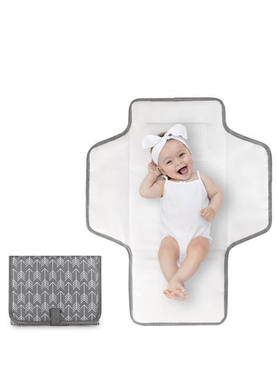 Buy Portable Diaper Changing Pad,DMG Portable Changing pad for Newborn Girl & Boy,Waterproof Compact Diaper Changing Mat with Built-in Pillow - Lightweight & Foldable Changing Station in Saudi Arabia