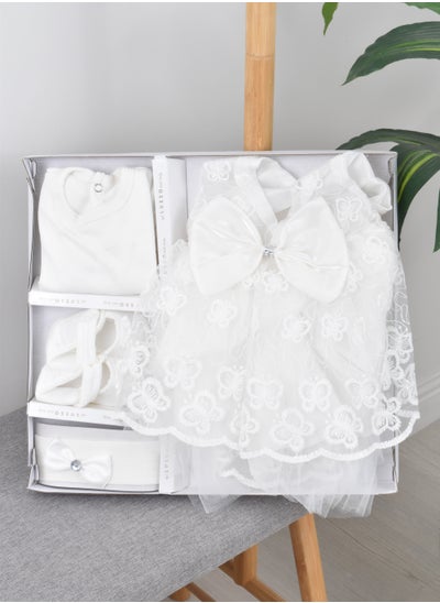 Buy 4-Piece Baby Dress Gift Set in Saudi Arabia