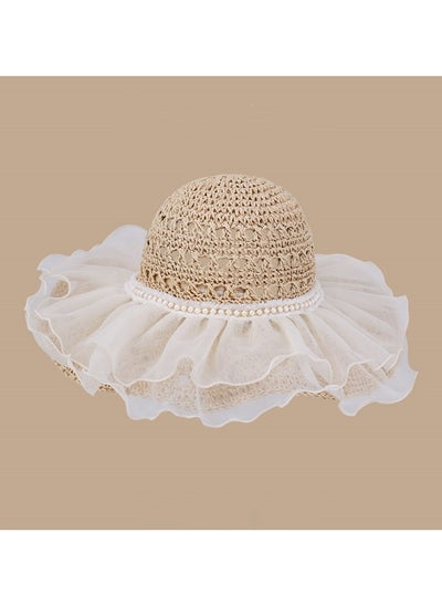 اشتري New Handmade Woven Sun Hat 56-58cm في الامارات