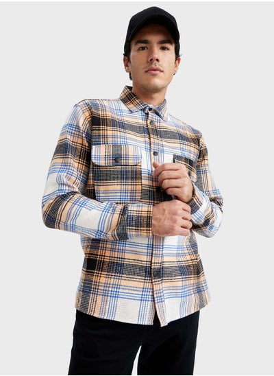 Buy Checked Regular Fit Shirt in Saudi Arabia