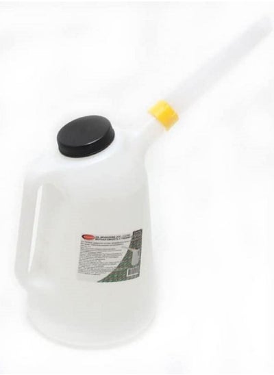 Buy ROCKFORCE Measuring Plastic Pouring Oil Jug with Lid, 3 liters in UAE