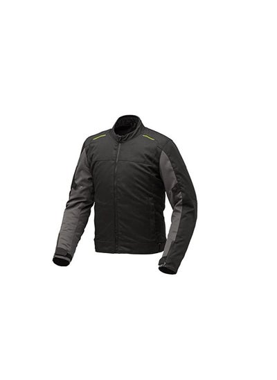 Buy Tucano Urbano Texwork 2G Bikers Jacket - Yellow/Black/Grey Small in UAE