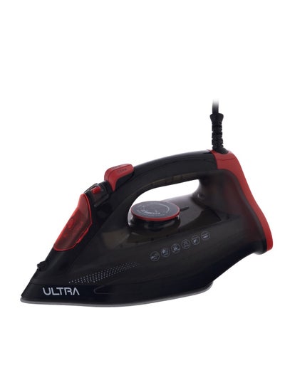 Buy Ultra Steam Iron 2300 Watt Red* Black UI24RKE1 in Egypt