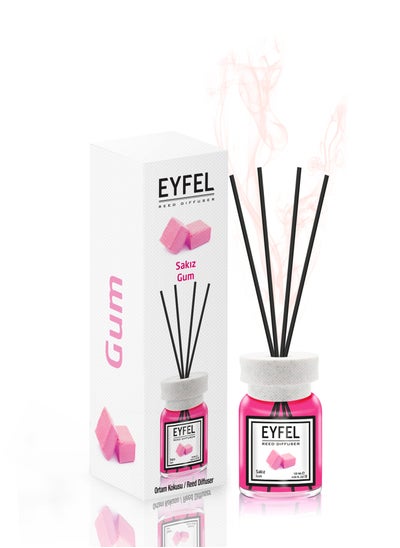 Buy Eyfel Reed Diffuser - Gum Fragrance 120 ml in UAE