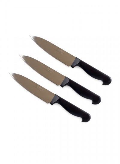 Buy Stainless Steel Slicing Knife Set 3 Piece Size 4 Inch in Saudi Arabia