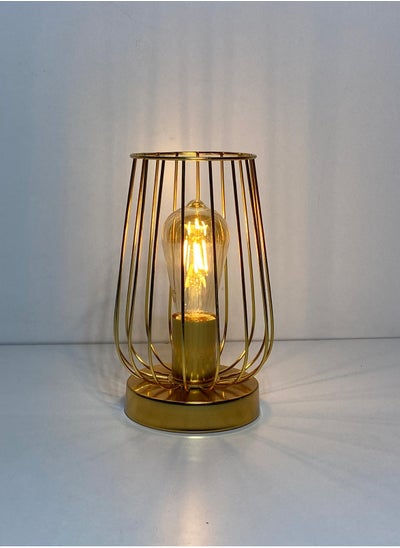 Buy Distinctive and unique Table Lamp Shade that suits all tastes, black metal Made Of Golden Metal in Egypt