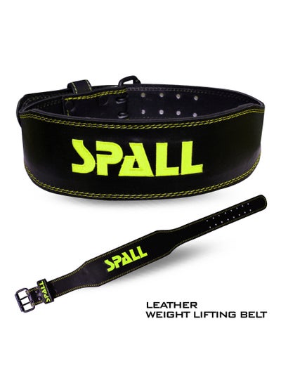 Buy Spall Weight Lifting Belt For Gym Fitness Weight Lifting Gym Home Body Waist Strength Training Exercise Power Building Pull Up in UAE