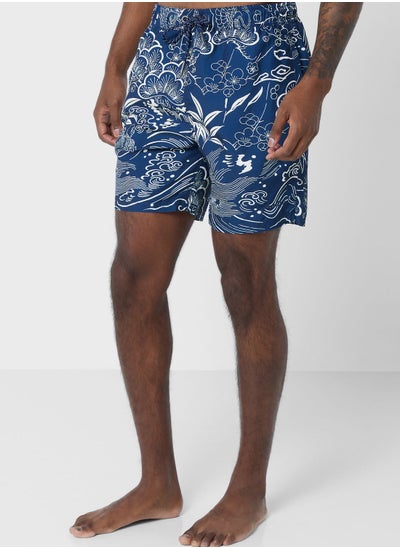 اشتري Vintage Hawaiian Swim Shorts في السعودية