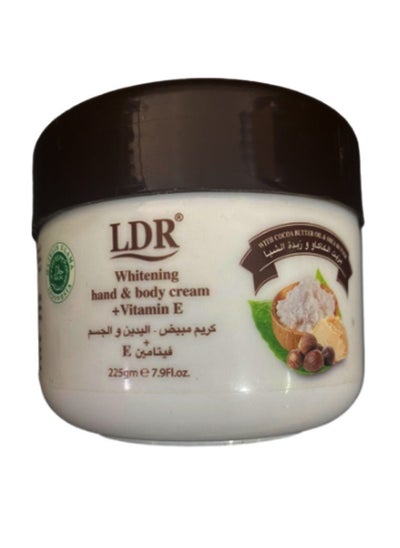 Buy LDR Cocoa Oil and Shea Butter Whitening Cream - Hands and Body + Vitamin E- 225 g in Saudi Arabia