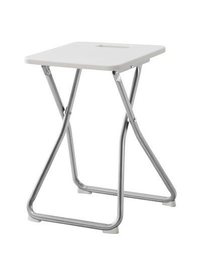 Buy Folding Stool, White in Saudi Arabia