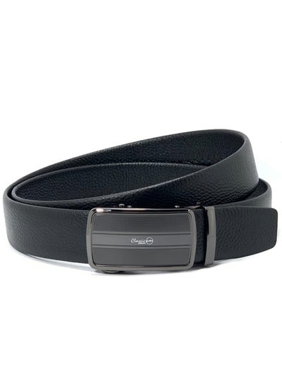 Men's Belt Men's Classic Cow Leather Belt With Automatic Ratchet Buckle &ndash; Casual &amp; Dress Style Belts Men