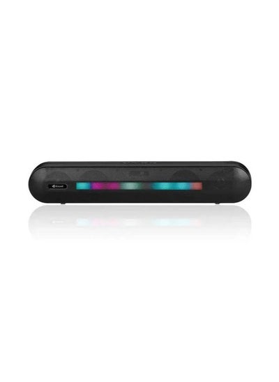 اشتري Kisonli LED-911, Wireless BlueTooth Speaker, RGB, Stereo Sound,aux, TF card, Soundbar Music Speaker - Black في مصر