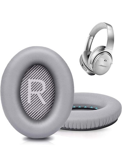 Buy Replacement Ear Pads ​for Bose QC35 & QC35ii Headphones, Softer Leather Ear Pads Ear Cover, Noise Isolation Foam in Saudi Arabia