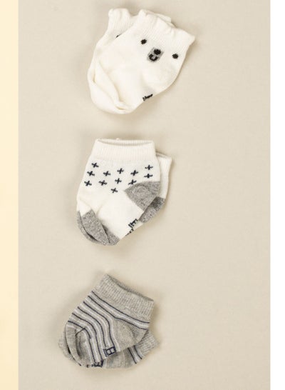 Buy 3 Pieces Set  Cotton Baby Socks - Newborn in Egypt