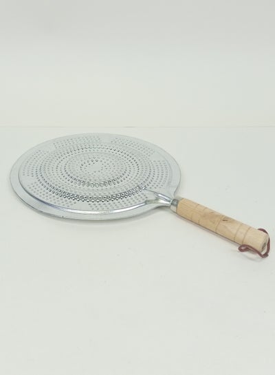 Buy Cooking Pot Base Stove top Simmer Ring Heat Diffuser Silver 33centimeter in Saudi Arabia
