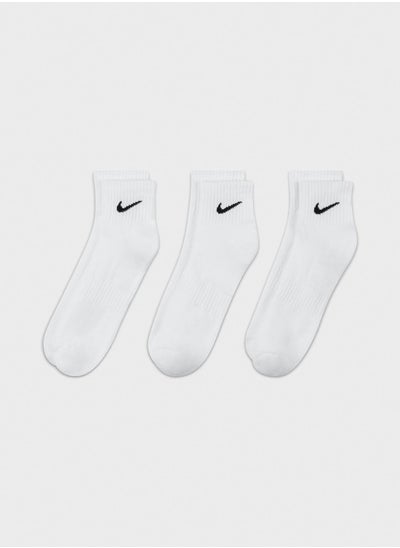 Buy 3 Pack Cushion Ankle Socks in Saudi Arabia