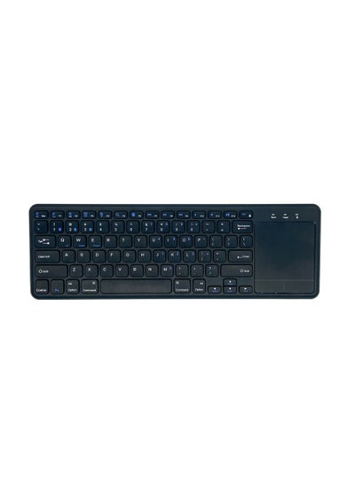 اشتري Bluetooth Slim Touch Keyboard for OfficeBlack Black في السعودية