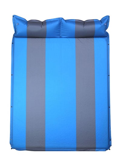 اشتري COOLBABY Outdoor camping tent inflatable cushion-portable double air inflatable cushion is suitable for outdoor mattress for traveling and camping, with storage bag (Blue) في الامارات