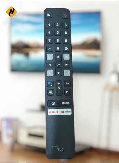 اشتري RC901V FMR1 Replaced Voice Remote Control fit for TCL Android Smart TV في الامارات