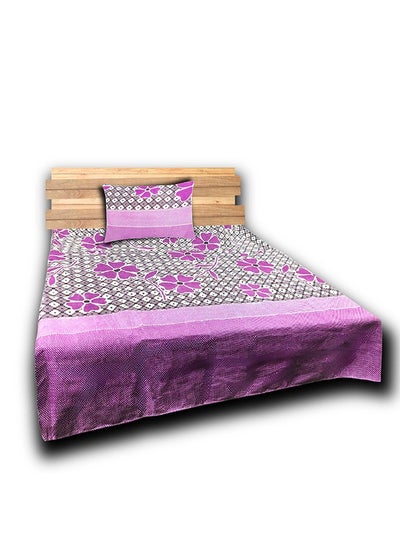 Buy Feelings Single Bedsheet W/ Pillow Cover  100 Gsm in UAE