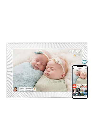 Buy FRAMEO Smart Wifi Digital Photo Frame 10.1 inch 16G Internal Storage 1280x800 IPS Touch Screen Motion Sensor Auto-Rotation Share Photos and Videos Instantly via Frameo APP (10.1 inch) in Egypt