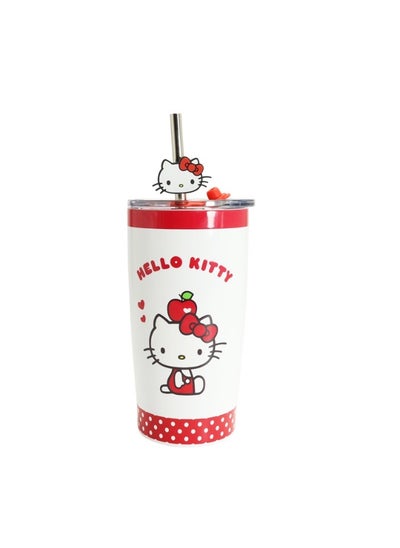 Buy Hello Kitty Apple Collection Stainless Steel Bottle 530mL in UAE