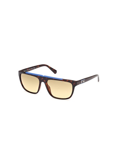 Buy Men's UV Protection Rectangular Shape Sunglasses - GU0012252F57 - Lens Size: 57 Mm - Dark Havana in Saudi Arabia