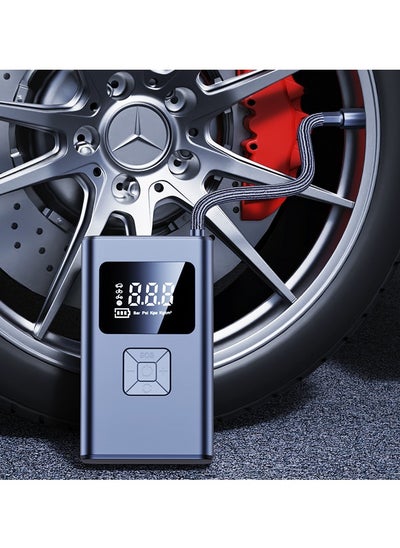 Buy Wireless Mini Electric Tire Inflator Portable Car Air Pump in Saudi Arabia