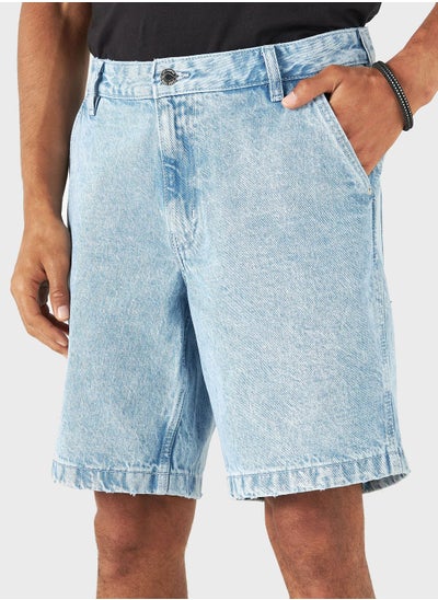 Buy Pocket Detail Denim Shorts in UAE