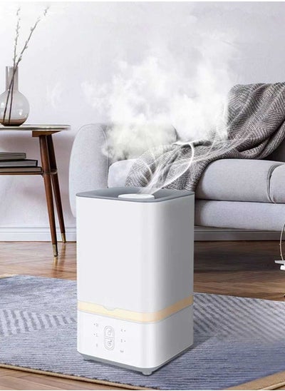 Buy Humidifier for Bedroom, 5L Air Humidifier Ultrasonic Large Capacity, Mist Level Control, Cool Mist Humidifier, Quiet Sleep Mode, Whole House Humidifiers with Timer and Night Light Lower Noise in Saudi Arabia