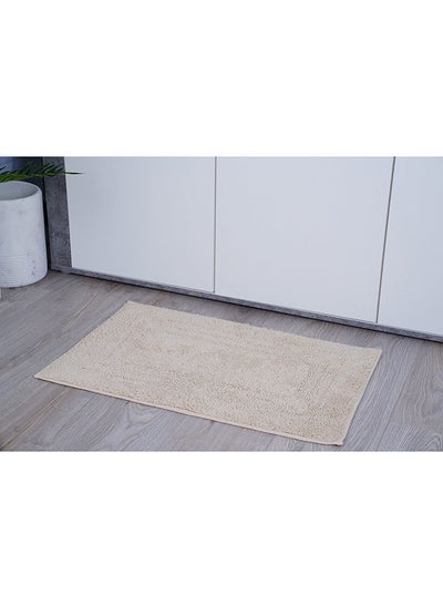 Buy Room Essentials Bathmat Beige 45x70cm in UAE