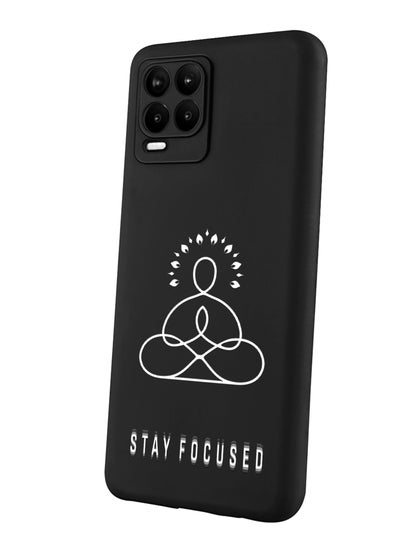 اشتري for Realme 8 Pro Case, Shockproof Protective Phone Case Cover for Realme 8 Pro, with Stay focused Pattern في الامارات