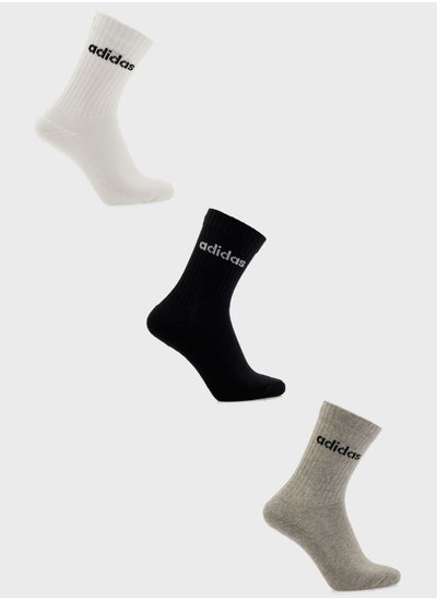 Buy 3 Pack Crew Socks in Saudi Arabia