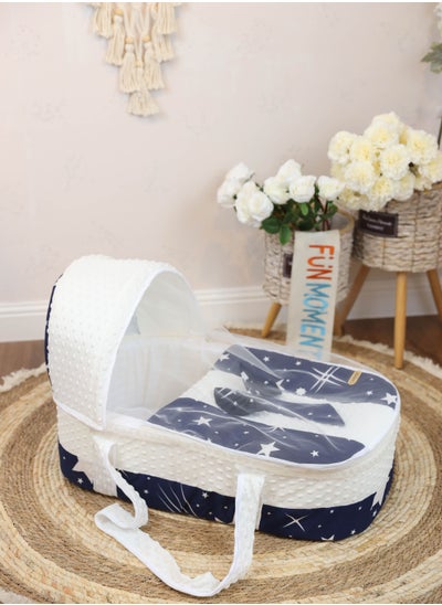 Buy Portable Baby Cot with Thick Padded Seat with High Quality Material in Saudi Arabia