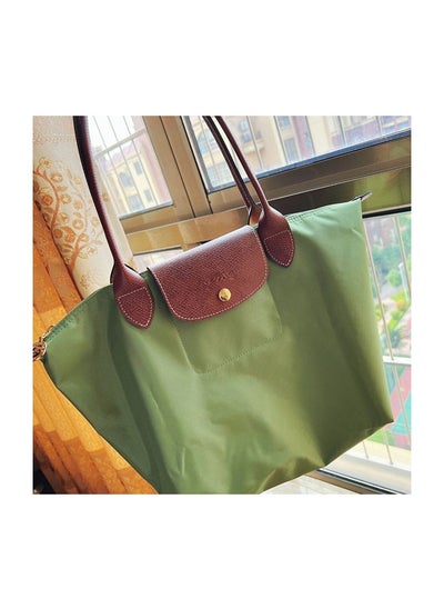 اشتري Longchamp Le Pliage long handle large size Travel Bag Tote Bag24*46*30*19*31CM في السعودية