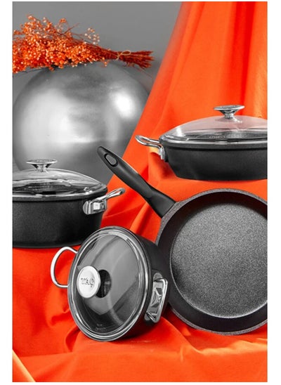 اشتري Tac Corvina  7Pcs Cast Cookware Set- Made in Turkey في الامارات