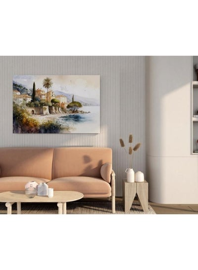 Lake Como Print Italy Wall Art Villa Monastero Varenna on Canvas price ...