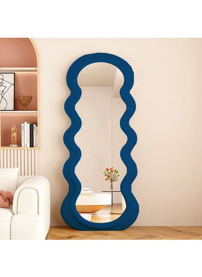 Buy Wavy Shaped Full Length Dressing Mirror 80X180 CM in UAE