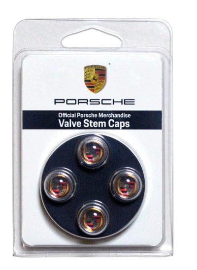 Buy Porsche Color Valve Stem Caps, Set of Four in UAE