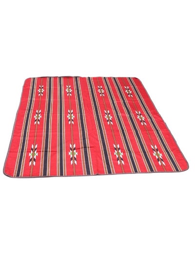 Buy Ground seating mat for trips, camping, hiking, and wilderness, heritage rug, size 200 x 150 cm in Saudi Arabia