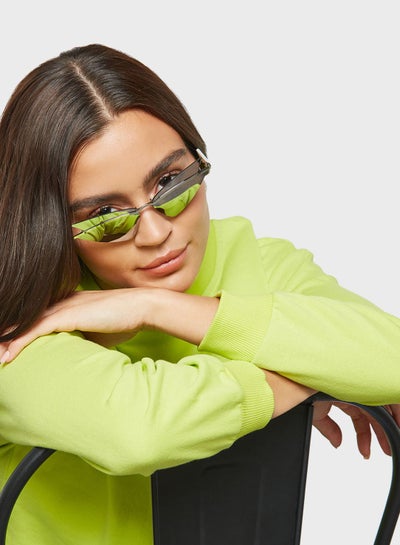 Buy Sheeo Asymmetrical Sunglasses in Saudi Arabia