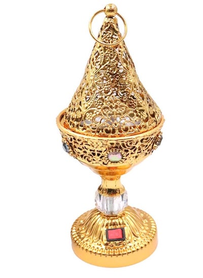 Buy Electric Oud Bakhoor Incense Burner Mini Gold - WF-021G in UAE