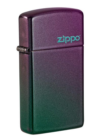 اشتري Slim Iridescent Zippo Logo Windproof Lighter في الامارات