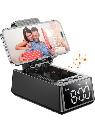 Buy Birthday Gifts for Men Women, Cell Phone Stand Bluetooth Speaker with Anti-Slip Base, Hd Surround Sound, Cool Multi Functional Gadget, Unique Gift for Him, Her, Husband,Wife, Dad, Mom in Saudi Arabia